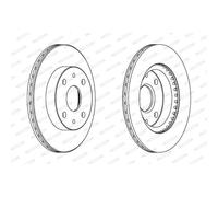 2x Bremsscheibe Ø234mm vorne belüftet für Daihatsu Sirion 1.0 1.3 4WD Cuore VII