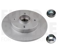 2x Bremsscheibe Ø249mm Voll für Opel Crossland X 1.2 1.6 Turbo D 207 CC