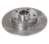 2x Bremsscheibe Ø260mm hinten Voll für Renault Clio IV 0.9 TCe 90 1.2 16V 603041
