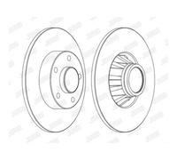 JURID Bremsscheibe hinten rechts links voll 280mm für RENAULT VAUXHALL NISSAN OPEL 562211JC-1