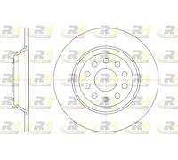 2x ROADHOUSE Bremsscheibe 61587.00 für AUDI A3 8V1 8VK Limousine 8VS 8VM 8VA 8VF