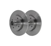 ATE Bremsscheibe 24.0113-0170.1 – vorne rechts/links voll 257 mm für Porsche