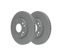 2x Bremsscheibe ATE 24.0122-0124.1 passend für MERCEDES-BENZ