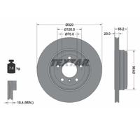 TEXTAR 92122703 Bremsscheibe für BMW,BMW (BRILLIANCE),CHEVROLET