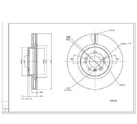 2x Bremsscheibe belüftet 250 240 HART für MERCEDES-BENZ M-KLASSE R-KLASSE