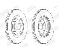 JURID Bremsscheibe vorne rechts links belüftet 354mm für INFINITI NISSAN 563195JC-1