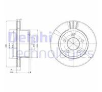 Bremsscheibe DELPHI BG3533