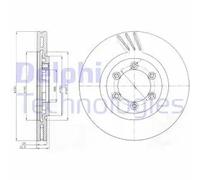 DELPHI Bremsscheibe vorne rechts links belüftet 294mm für DAEWOO SSANGYONG BG4112