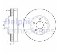 Bremsscheibe DELPHI BG4646C