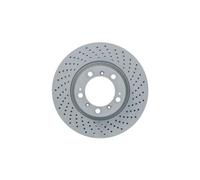 2x Bremsscheibe BOSCH 0 986 479 582 passend für PORSCHE