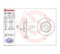Brembo | Bremsscheibe | 08.5085.11