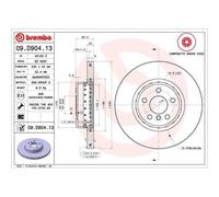 BREMBO Bremsscheibe TWO-PIECE DISCS LINE vorne rechts links 330mm für TOYOTA BMW 09.D904.13