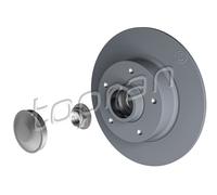 2x Bremsscheibe COATED TOPRAN 701 161 für MEGANE DZ0 CC RENAULT EZ0 BZ0 3 TCe