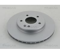 2x Bremsscheibe COATED TRISCAN 8120 23119C für MERCEDES KLASSE Model S202 W202