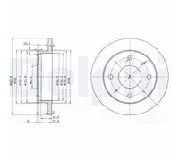 Bremsscheibe DELPHI BG3618