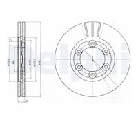 DELPHI Bremsscheibe vorne rechts links belüftet 261mm für KIA BG4104