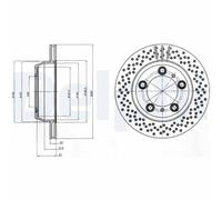 Bremsscheibe DELPHI BG4302C
