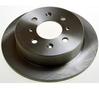 Denckermann Bremsscheiben B130630 239 mm Voll hinten – 2x – passend für Honda Civic/CRX/Jazz