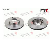 2x Bremsscheibe FTE 9072113 passend für CITROËN FIAT OPEL PEUGEOT