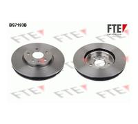 2x Bremsscheibe FTE 9081078 passend für MG OPEL SAAB VAUXHALL CHEVROLET