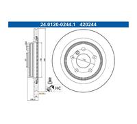 2x Bremsscheibe für BMW X1 F48 U11 X2 F39 U10 hinten ATE 26225992