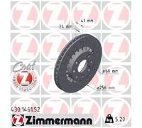 2x Bremsscheibe für Opel Astra T92 1.4 1.6 1.7 1.8 2.0 91 bis 01 Zimmermann Neu