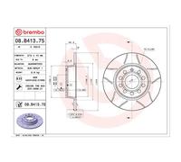 2x Bremsscheibe für Skoda Octavia 2 1Z3 1Z5 3 5E3 5E5 4 hinten Brembo 26206535