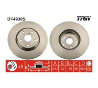 2x Bremsscheibe für Subaru Tribeca B9 vorne TRW 26208358