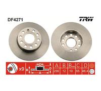 2x Bremsscheibe für VW Caddy 3 2KA 2KB Golf 5 1K1 1K5 6 5K1 hinten TRW 26224367