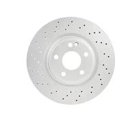 2x Bremsscheibe gelocht 0 986 479 A60 BOSCH für MERCEDES-BENZ A-KLASSE CLA Coupe