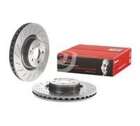 2x Bremsscheibe gelocht/innenbel. 09.B746.51 BREMBO für MERCEDES-BENZ E-KLASSE