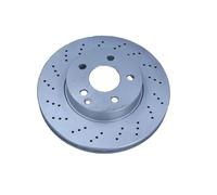 2x Bremsscheibe gelocht/innenbel. QD2353 QUARO für MERCEDES-BENZ C-KLASSE