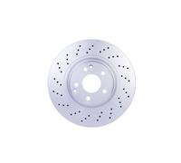 2x Bremsscheibe HELLA 8DD 355 127-911 passend für MERCEDES-BENZ
