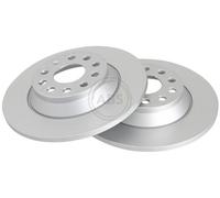 2X BREMSSCHEIBE HINTEN ABS 18319 FÜR AUDI SEAT SKODA VW