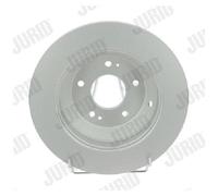 2x Bremsscheibe hinten für Hyundai Grand 2.2 3.3 13 bis 18 Jurid 584112W010 Neu