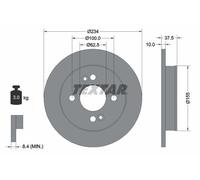 Textar | Bremsscheibe | 92147203