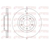 REMSA Bremsscheibe hinten rechts links belüftet Ø292mm 292mm für ALFA ROMEO 61428.10
