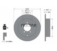 Bremsscheibe Hinterachse Textar 92167003