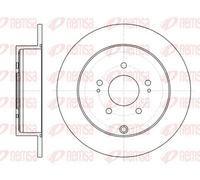 REMSA Bremsscheibe hinten rechts links voll Ø302mm 302mm für MITSUBISHI PEUGEOT CITROËN 61098.00