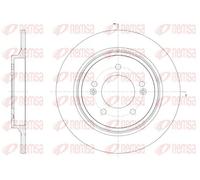 Remsa Bremsscheibe 61571.00 284 mm für KIA Optima FSGDS6B CRDi CVVL – 2er-Set