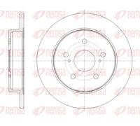 2x Bremsscheibe Hinterachse voll 61795.00 REMSA für LEXUS NX