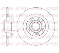 Bremsscheibe REMSA 6613.00