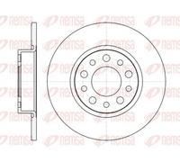 REMSA Bremsscheibe hinten rechts links voll Ø278mm 278mm für ALFA ROMEO 6967.00