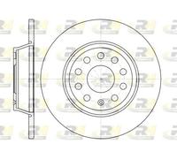 2x Bremsscheibe Hinterachse voll 6973.00 ROADHOUSE für VW SEAT SKODA AUDI