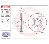 Bremsscheibe BREMBO 09.6866.10