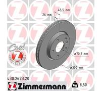 Bremsscheibe Vorderachse Zimmermann 430.2623.20