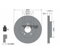 Bremsscheibe Vorderachse Textar 92059405