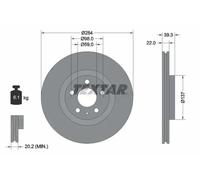 Bremsscheibe PRO 92083203