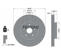 Bremsscheibe PRO 92199203
