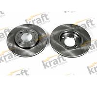 Kraft Automotive Bremsscheibe 6040260 – 2x Vorderachse – passend für SEAT, VW